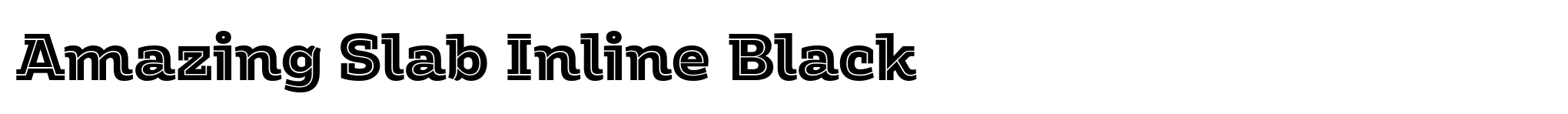 Amazing Slab Inline Black image